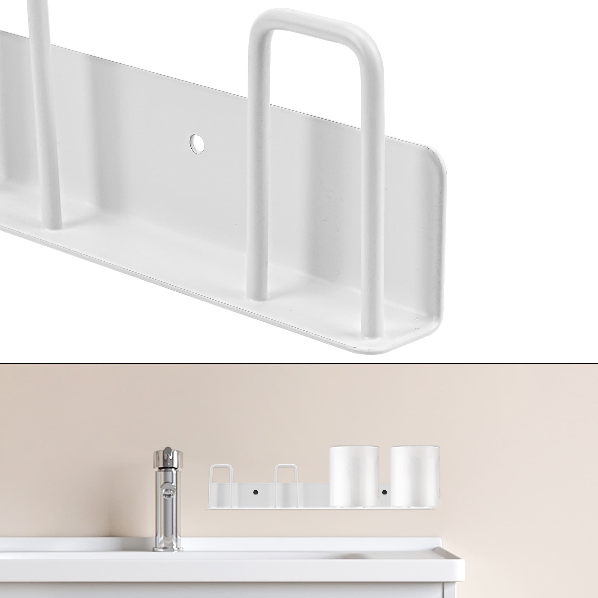JANKOW Wall-Mounted Mug Holder, Coffee Cups Holder, Mug Rack Hooks, Cups Storage Hooks for Kitchen, Living Room, and Office - 2