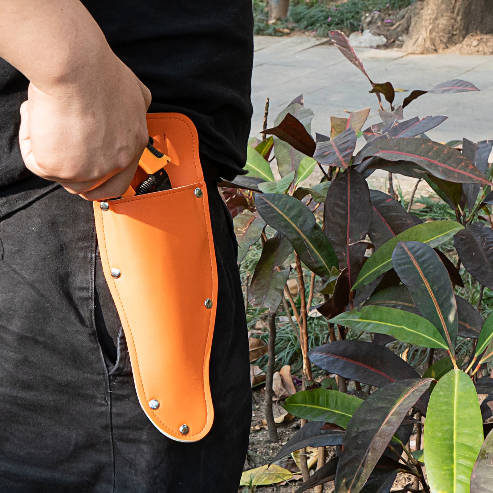 JANKOW Pruning Shear Bag, Gardening Pruner Shears, Sheath Pruner, Sheath Protective Case, Pruning Shear Tool Belt Holder - 3