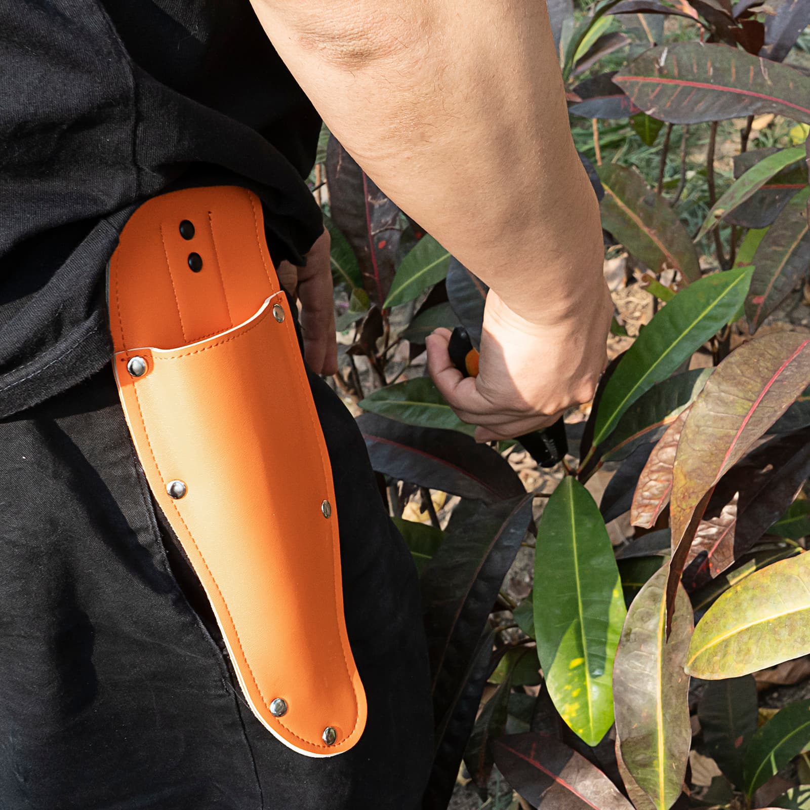JANKOW Pruning Shear Bag, Gardening Pruner Shears, Sheath Pruner, Sheath Protective Case, Pruning Shear Tool Belt Holder - 4