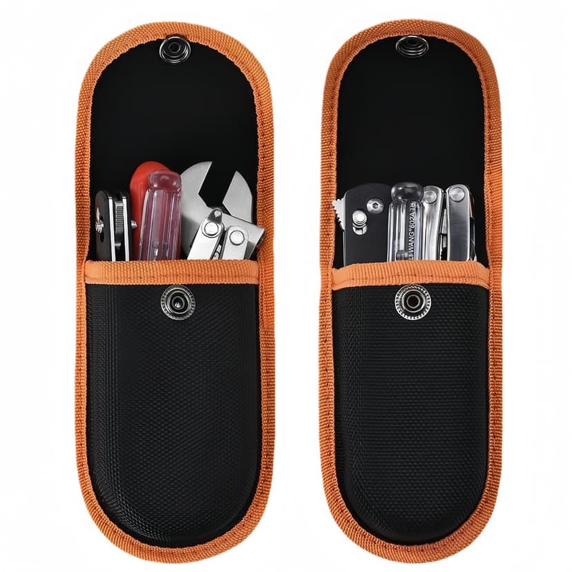 JANKOW Smart Belt Pouch Set-Slot, Tool Storage Bag, Portable Waist Bag Storage Bags, Multi Tool Case for Small Portable Tools (Black)