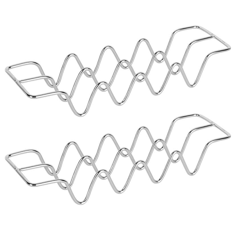 JANKOW Taco Holders set, Stainless Steel Taco Shell Holder Stand, Iron Wire Technology Holder Have More Easy to Take Taco the Great Choice for Dinner
